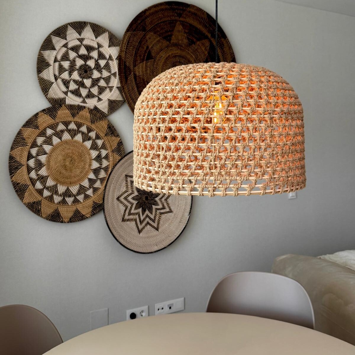 Lampa wisząca Light Prestige Kanso brązowy 1 x E27 1 szt.