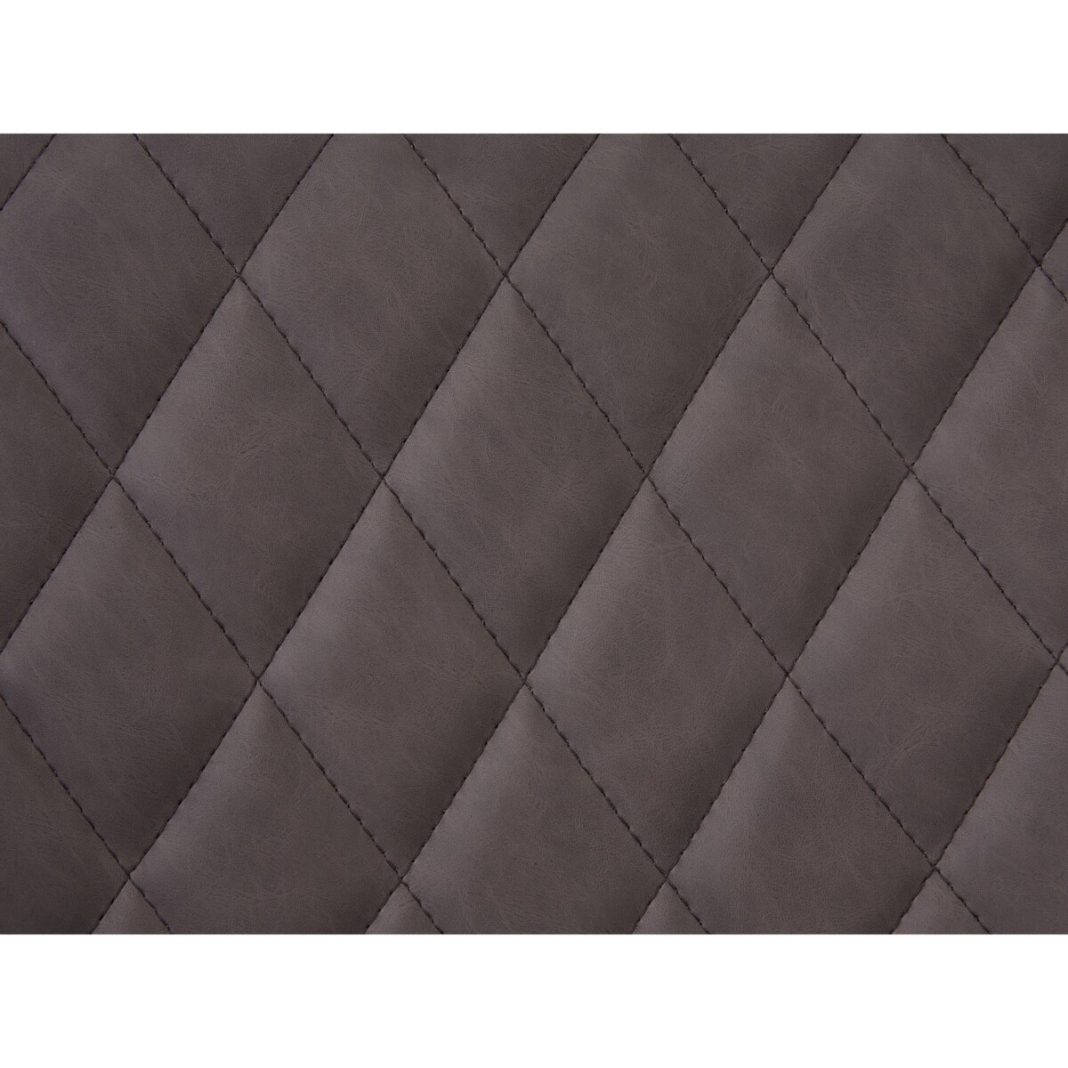 Zestaw 2 krzeseł do jadalni ekoskóra ciemnobrązowy MARIBEL