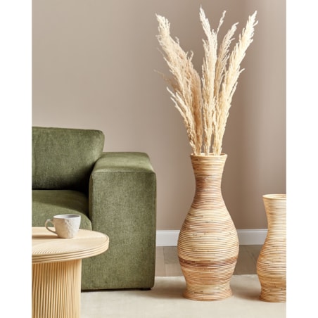 Rattan Wazon dekoracyjny 70 cm Naturalny TRINISA