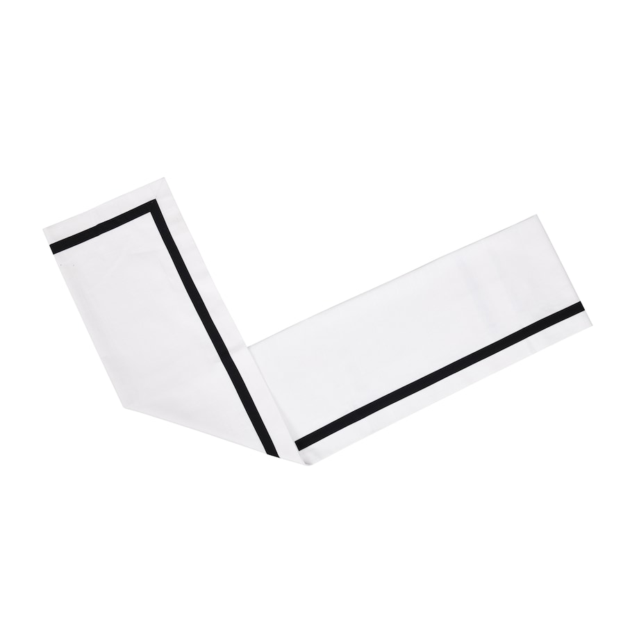 Bieżnik z dekoracyjnym paskiem Black Stripes – 50 × 150 cm