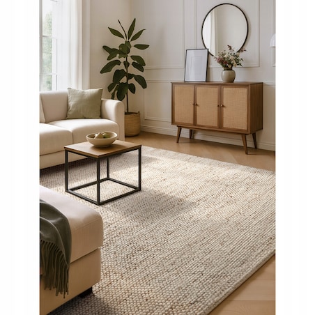 Dywan pętelkowy do salonu 160x230cm, Villeroy & BOCH kremowo beżowy