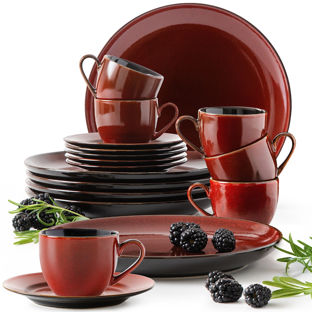 GAMBIA Zestaw kawowy espresso 6 os. (18 el.)