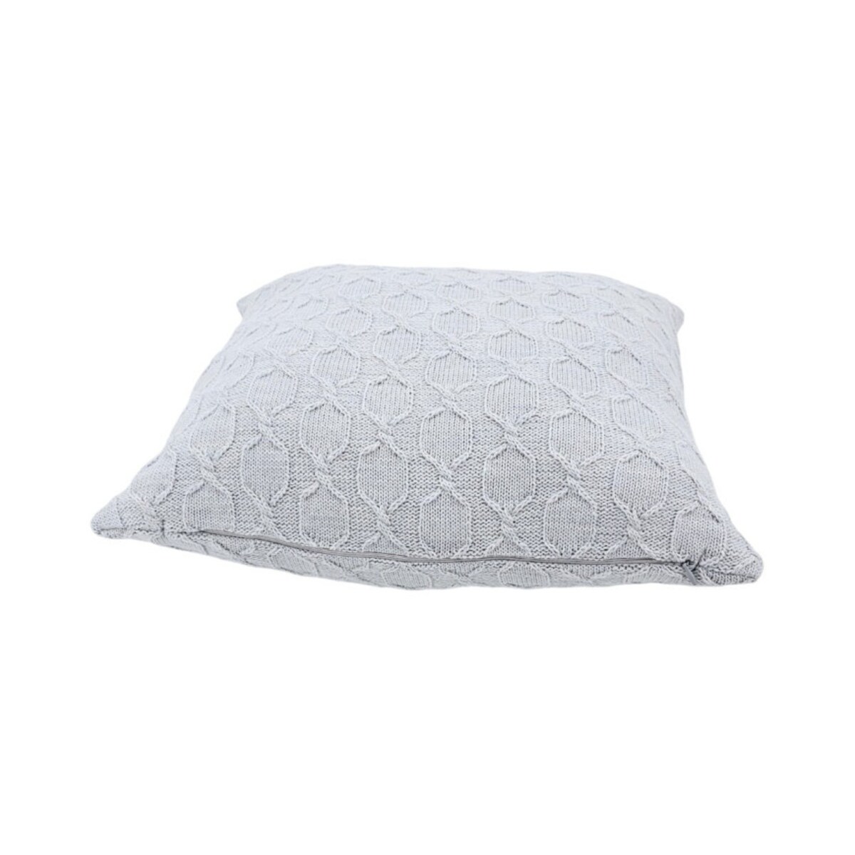 Poszewka na poduszkę z wełną z Alpaki 45x45 cm MODENA SZARA