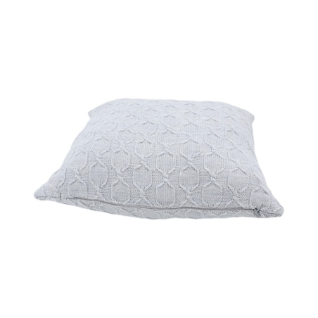 Poszewka na poduszkę z wełną z Alpaki 45x45 cm MODENA SZARA