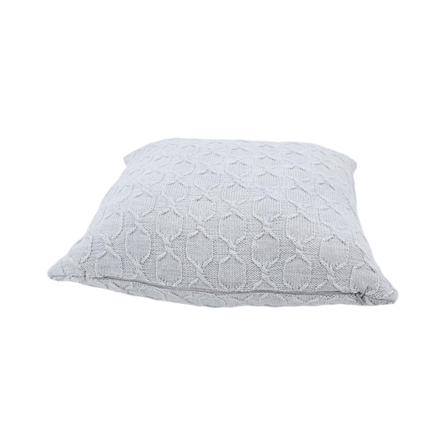 Poszewka na poduszkę z wełną z Alpaki 45x45 cm MODENA SZARA