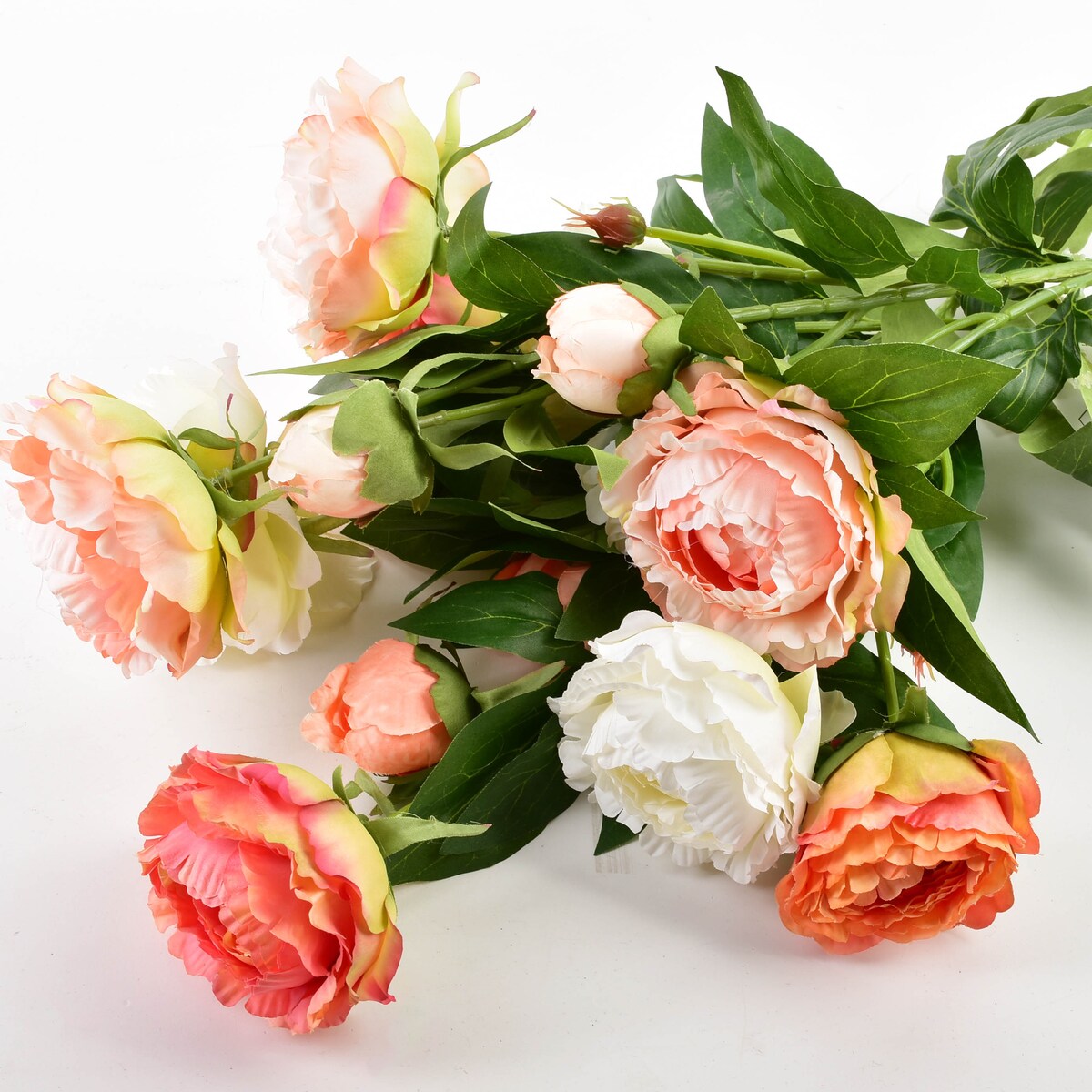 VIRIDIS Sztuczny kwiat Piwonia 67cm