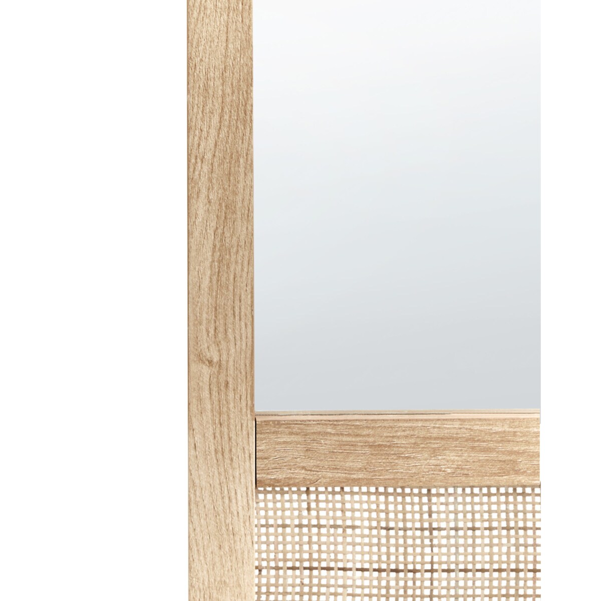 Lustro ścienne ROSELL MDF Jasne drewno