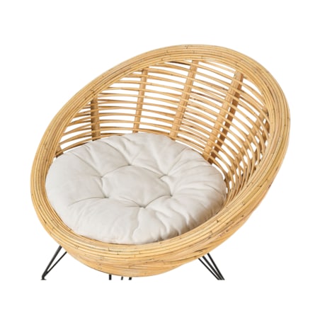 Krzesło rattanowe naturalne MARATEA