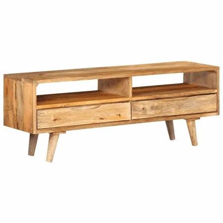 vidaXL Szafka pod telewizor, 110x30x41 cm, lite drewno mango