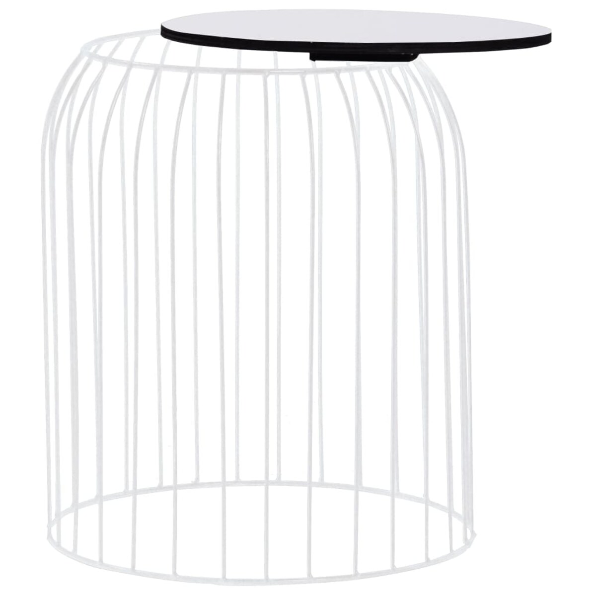 vidaXL Stoliki kawowe, 3 szt., białe