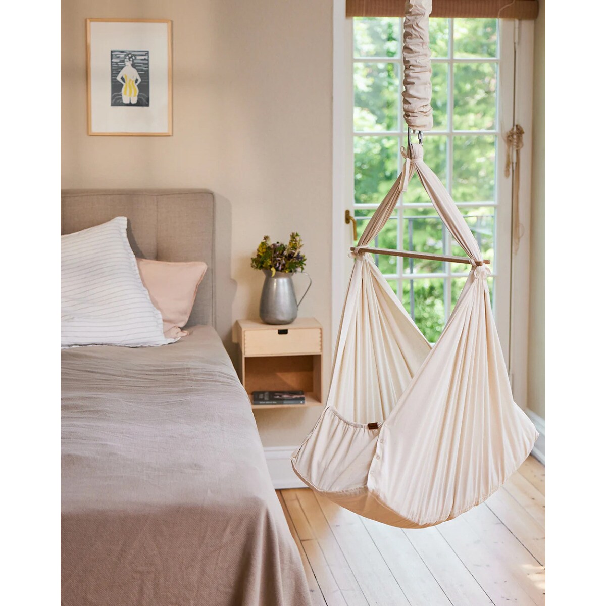 Hamak-huśtawka dla dzieci Basic - szary