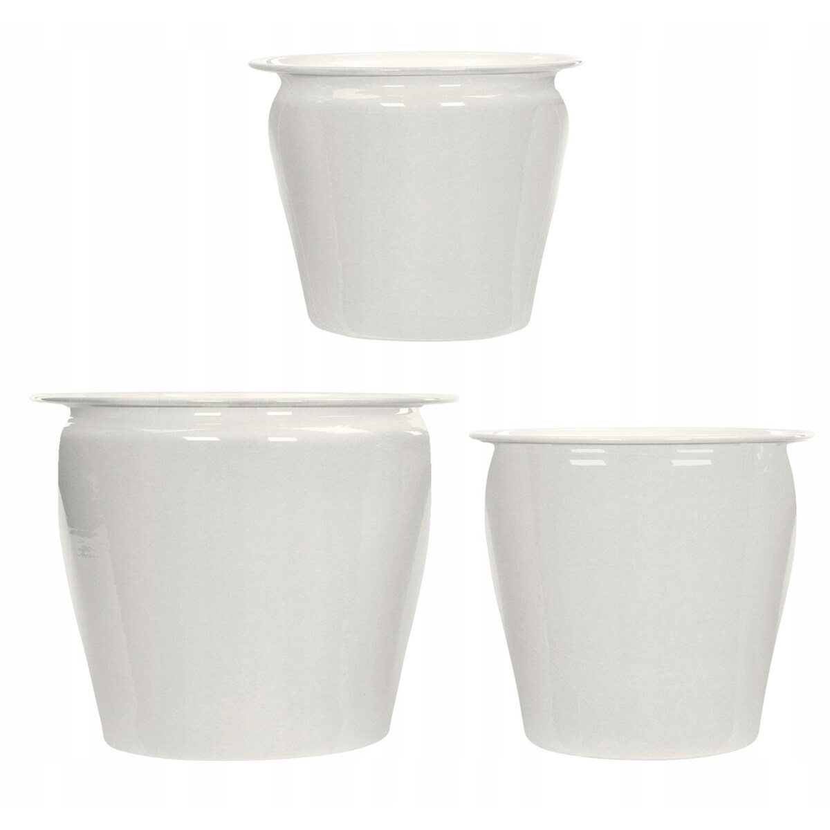 DONICZKA OSŁONKA WYSOKA BIAŁA NA BALKON TARAS METALOWA LOFT DO DOMU 3 szt.