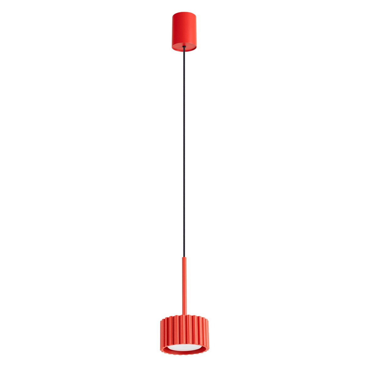 Lampa wisząca AURA 1 czerwona Gx53