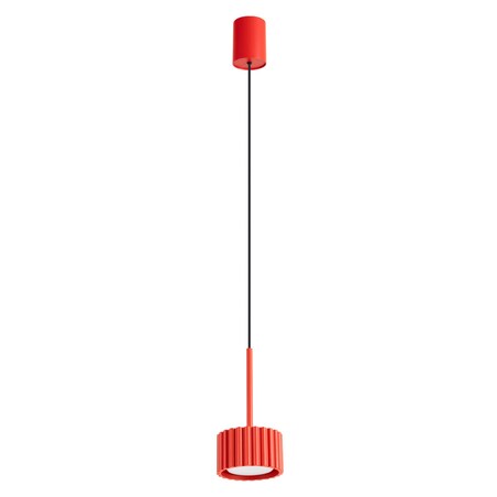 Lampa wisząca AURA 1 czerwona Gx53