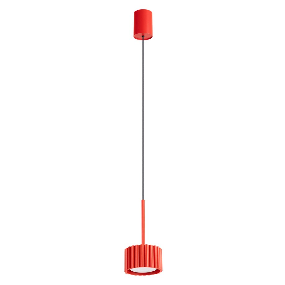 Lampa wisząca AURA 1 czerwona Gx53