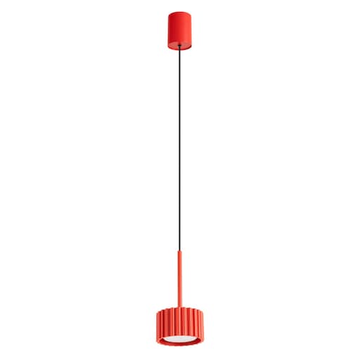 Lampa wisząca AURA 1 czerwona Gx53
