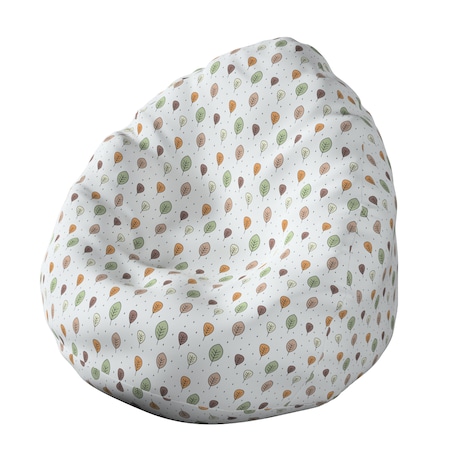 Worek do siedzenia Bowli, ecru-brązowy, Ø50 x 85 cm, Magic Collection