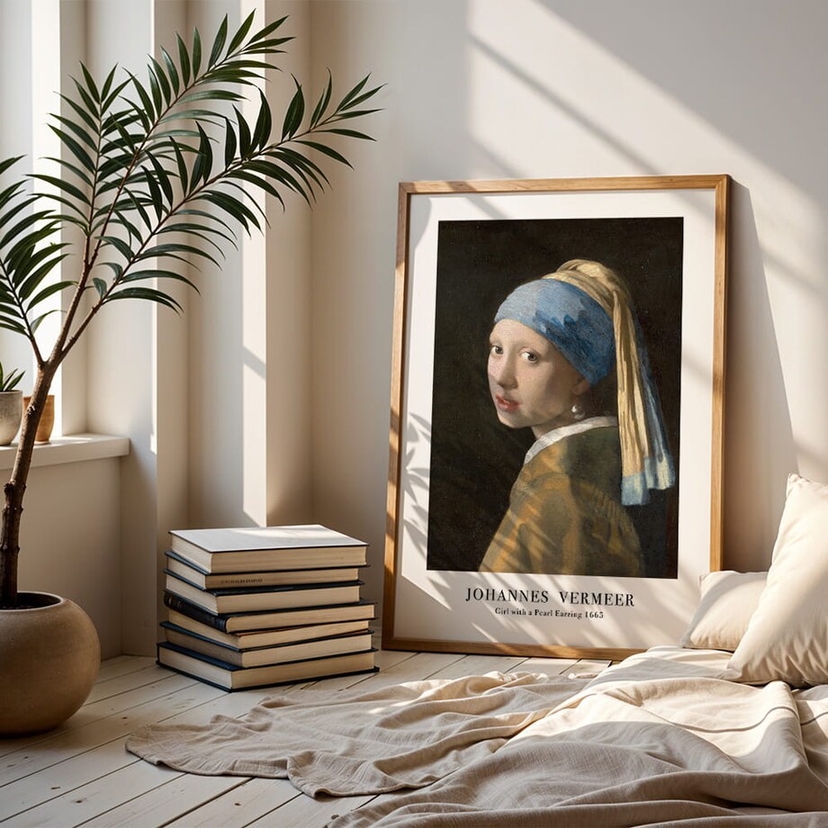 plakat johannes vermeer girl with a pearl earring 50x70