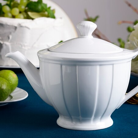 Czajnik 1100 ml Oktawa biała 0001