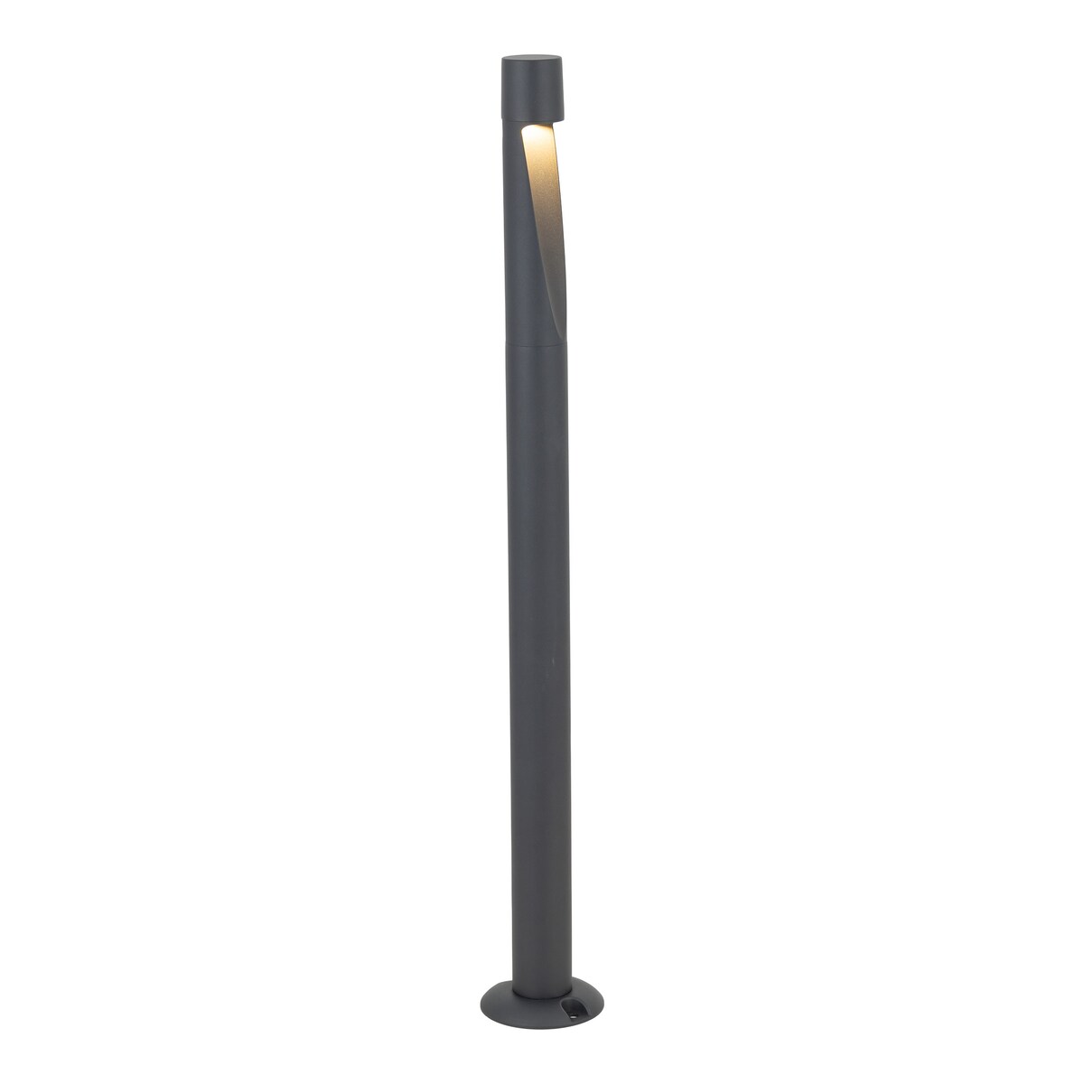 Nowoczesna lampa ogrodowa słupek LED TK Lighting SENA L 5W IP65 80 cm grafitowa