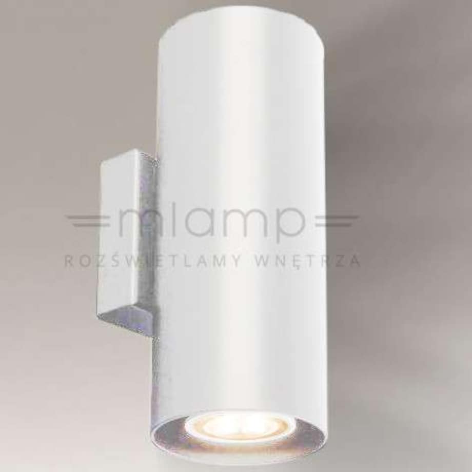 Kinkiet LAMPA ścienna KOBE 7461 Shilo tuba OPRAWA metalowa biała passa