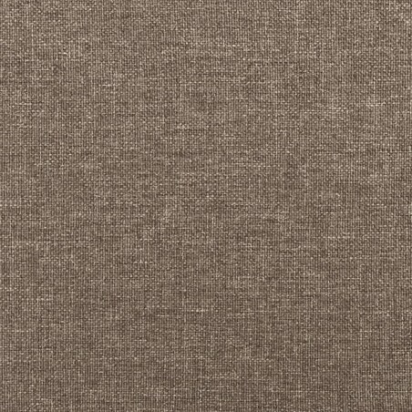 vidaXL Rama łóżka bez materaca Taupe 90x190 cm Tkanina