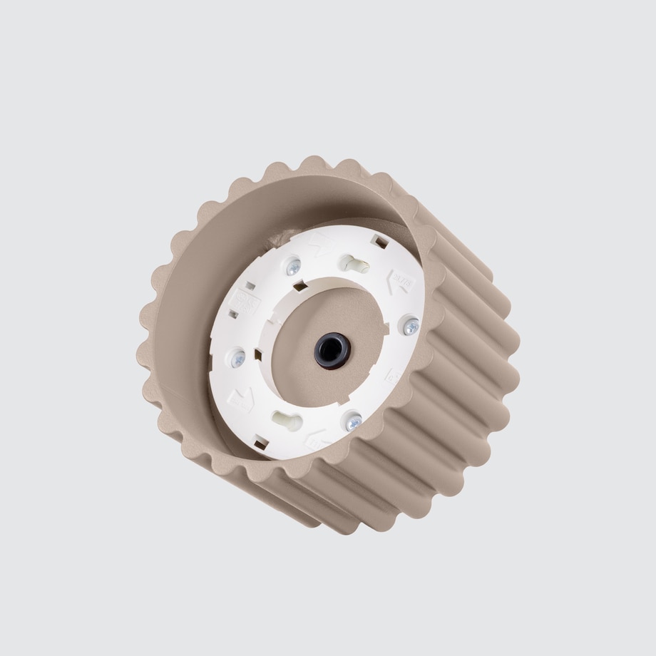 Plafon AURA 1 taupe Gx53