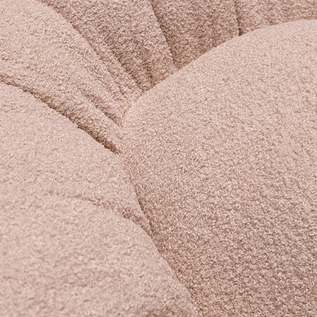 Poduszka kwiatek Mia XXL, różowy, 100 cm, Boucle