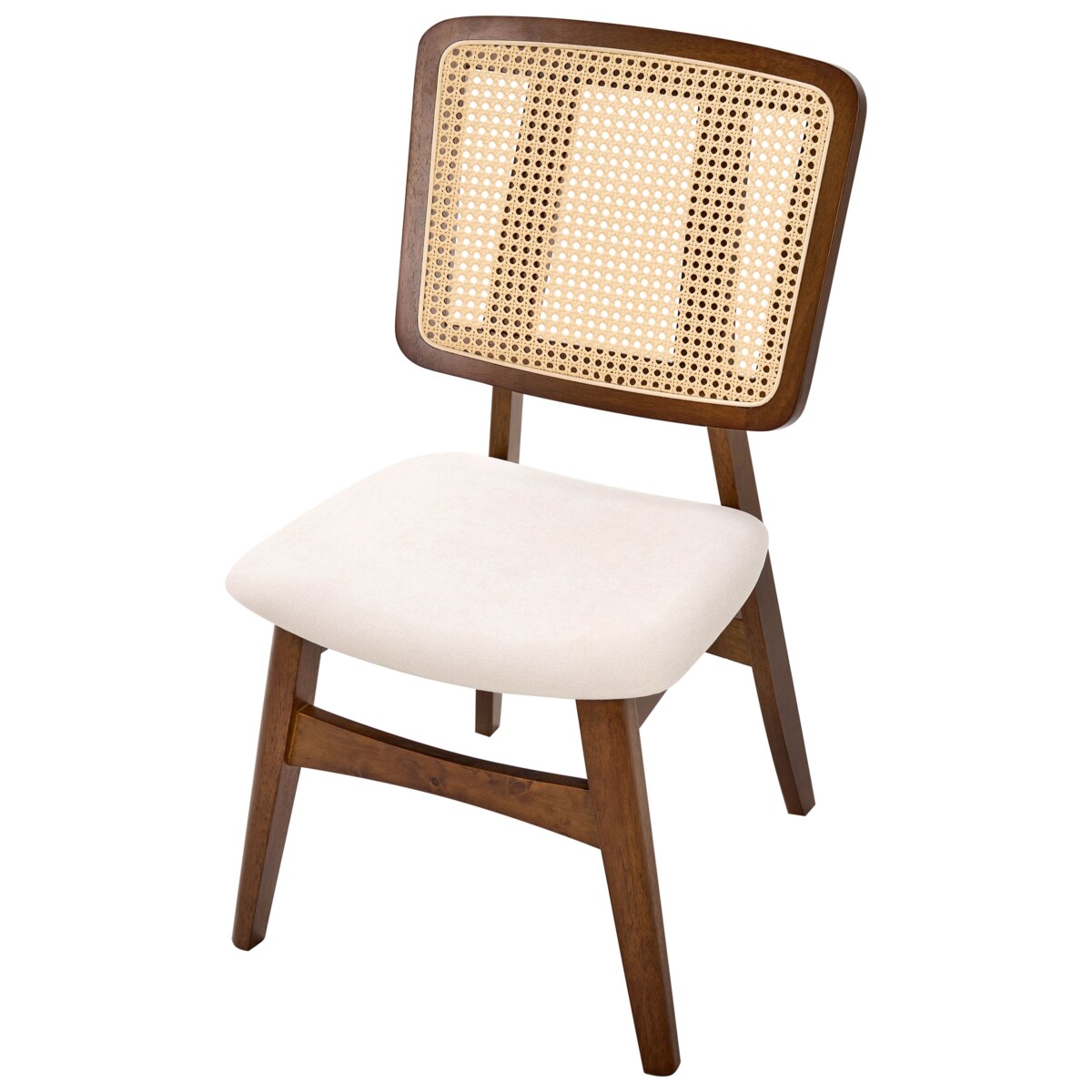 Zestaw 2 krzeseł do jadalni ALCOVA Drewno Brązowy