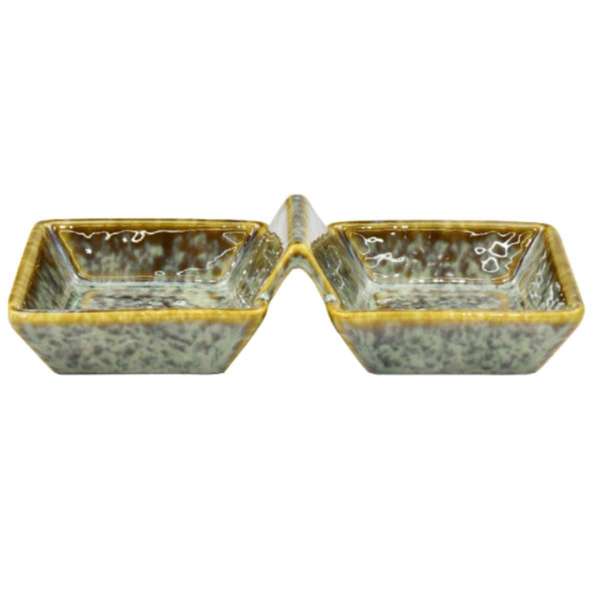 Sosierka podwójna 17,5x8x4,5 zielona