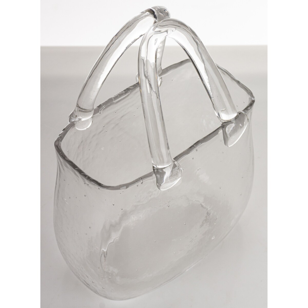 Wazon szklany 25x16x16 cm TORBA przeźroczysta