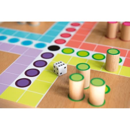 Gra z drewna „Patschisi” dla dzieci, ciekawa planszówka doskonała na upominek