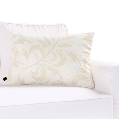Poszewka Kinga na poduszkę prostokątną 60x40 ecru liście akantu