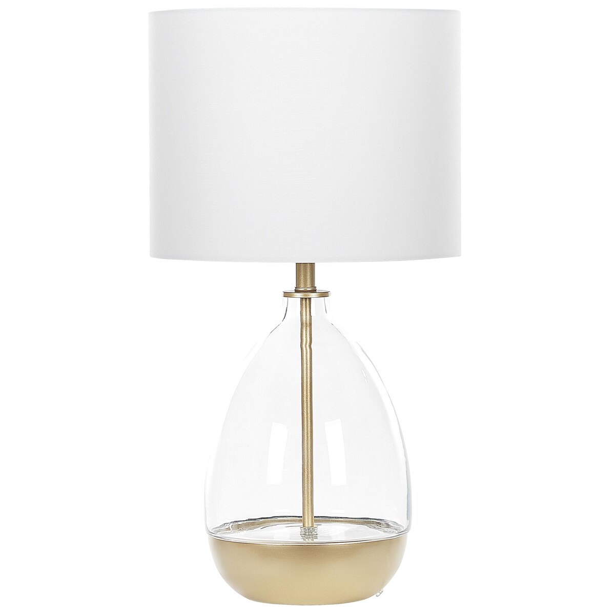 Lampa stołowa OKARI Szkło Biały