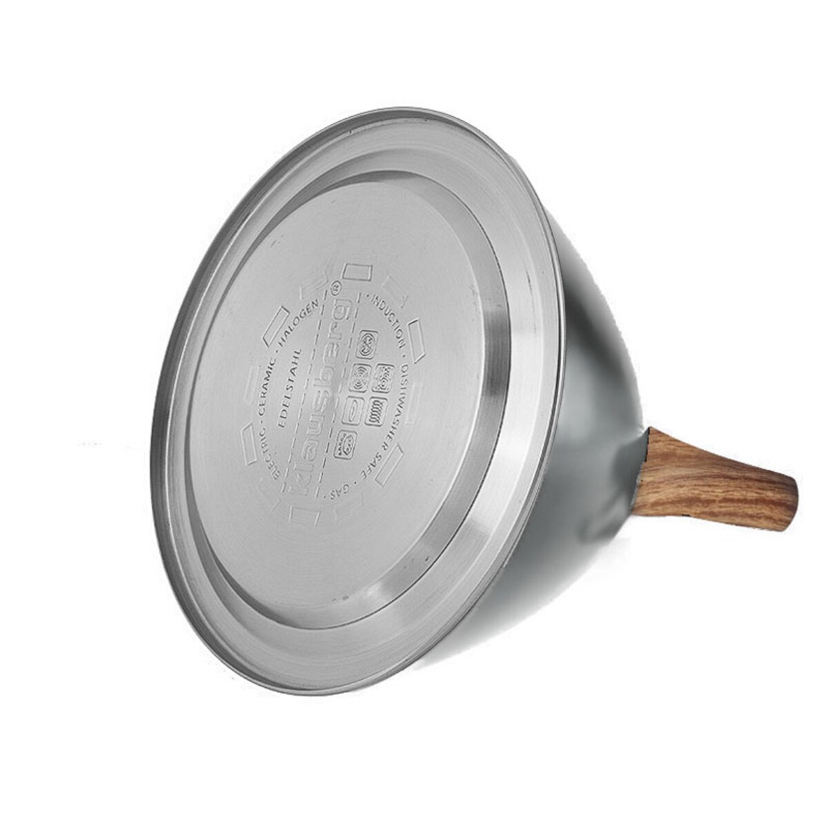 Czajnik stalowy z gwizdkiem lakierowany mat szary 3.0L KLAUSBERG