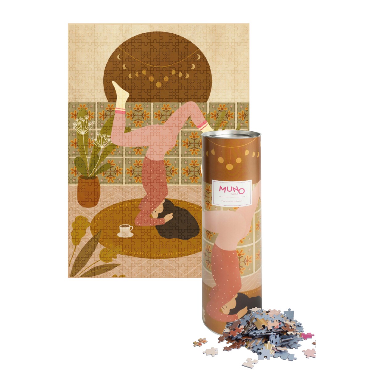 Muno Puzzle "Upside Down" Puzzle 1000 el. w ozdobnej tubie