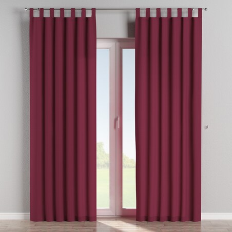 Zasłona na szelkach 1 szt. 130x260 plum (śliwkowy)