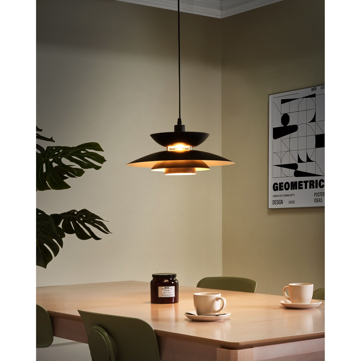 Lampa wisząca JURGA Metal Czarny