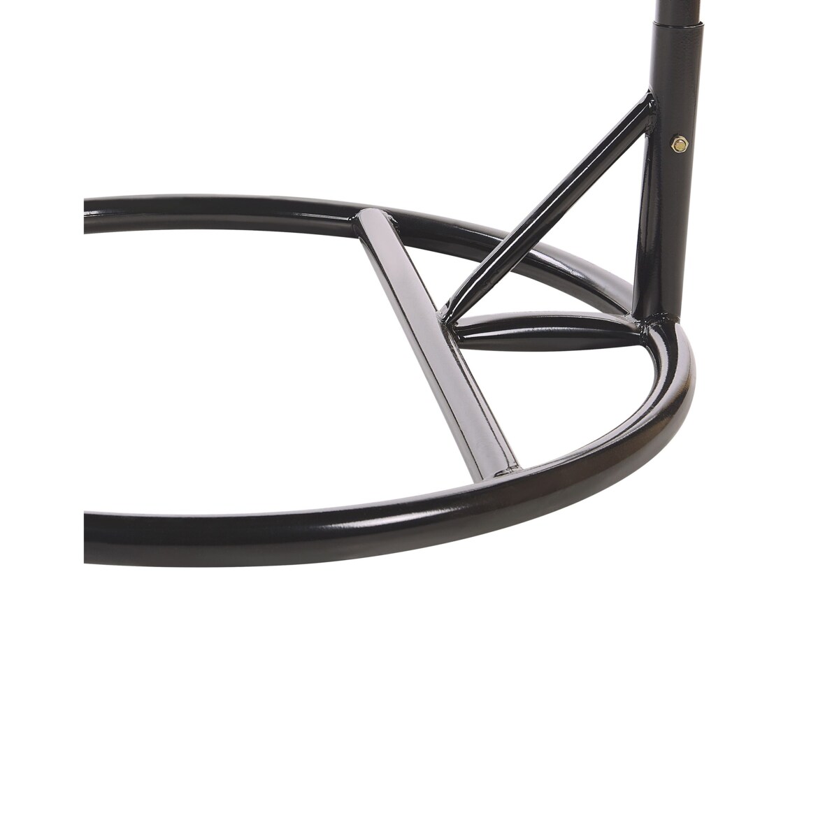 Fotel wiszący ze stojakiem TOLLO Technorattan Szary