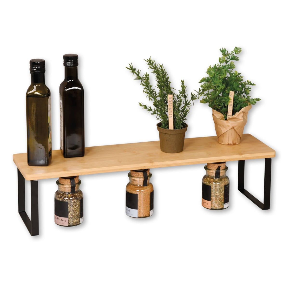 Bambusowa półka kuchenna na blat, 55 x 15 cm, Kesper