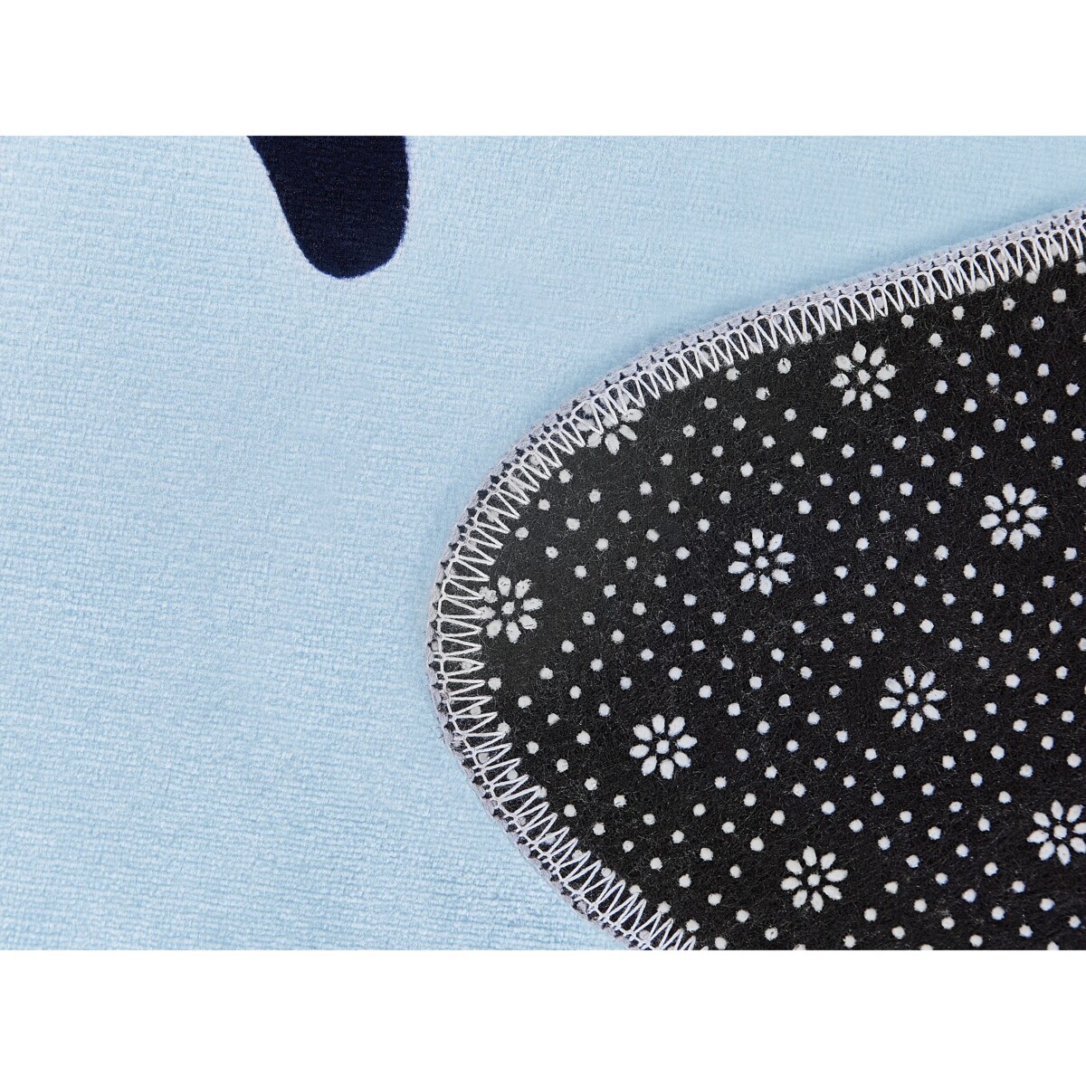 Dywan dziecięcy kształt gwiazdy 120 x 120 cm niebieski SIRIUS