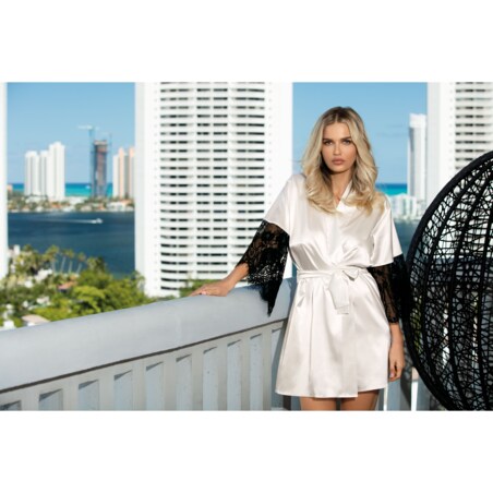 Szlafrok Dagmara Jasny Ecru, XL