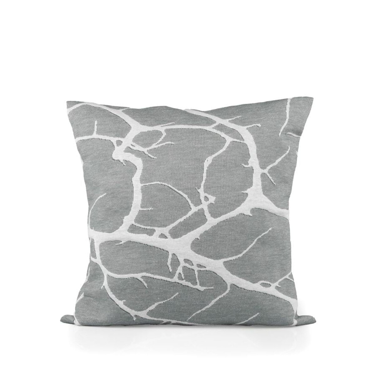 Poszewka na poduszkę 40x40 szara wzór