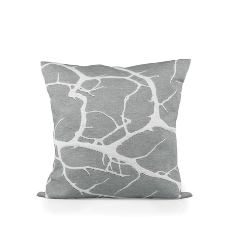 Poszewka na poduszkę 40x40 szara wzór