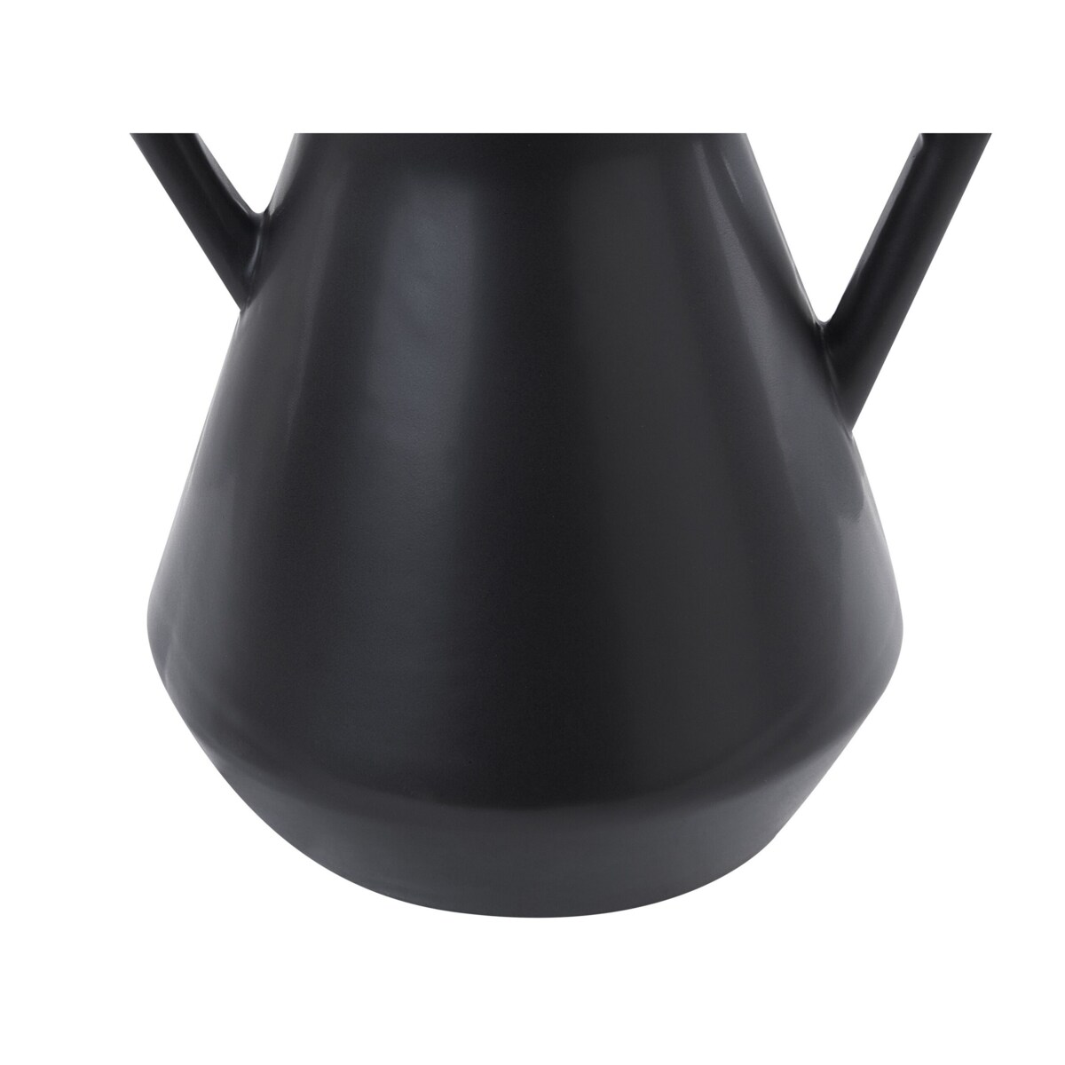 Wazon na kwiaty ceramiczny czarny FERMI