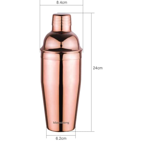Shaker barmański do drinków koktajli 750ml rosegold KLAUSBERG
