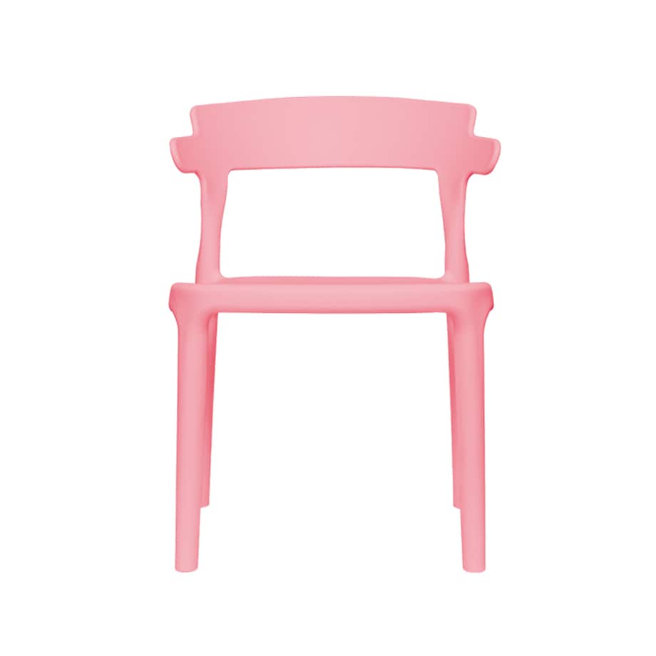 Krzesło dla dzieci różowe plastikowe stabilne dziecięce