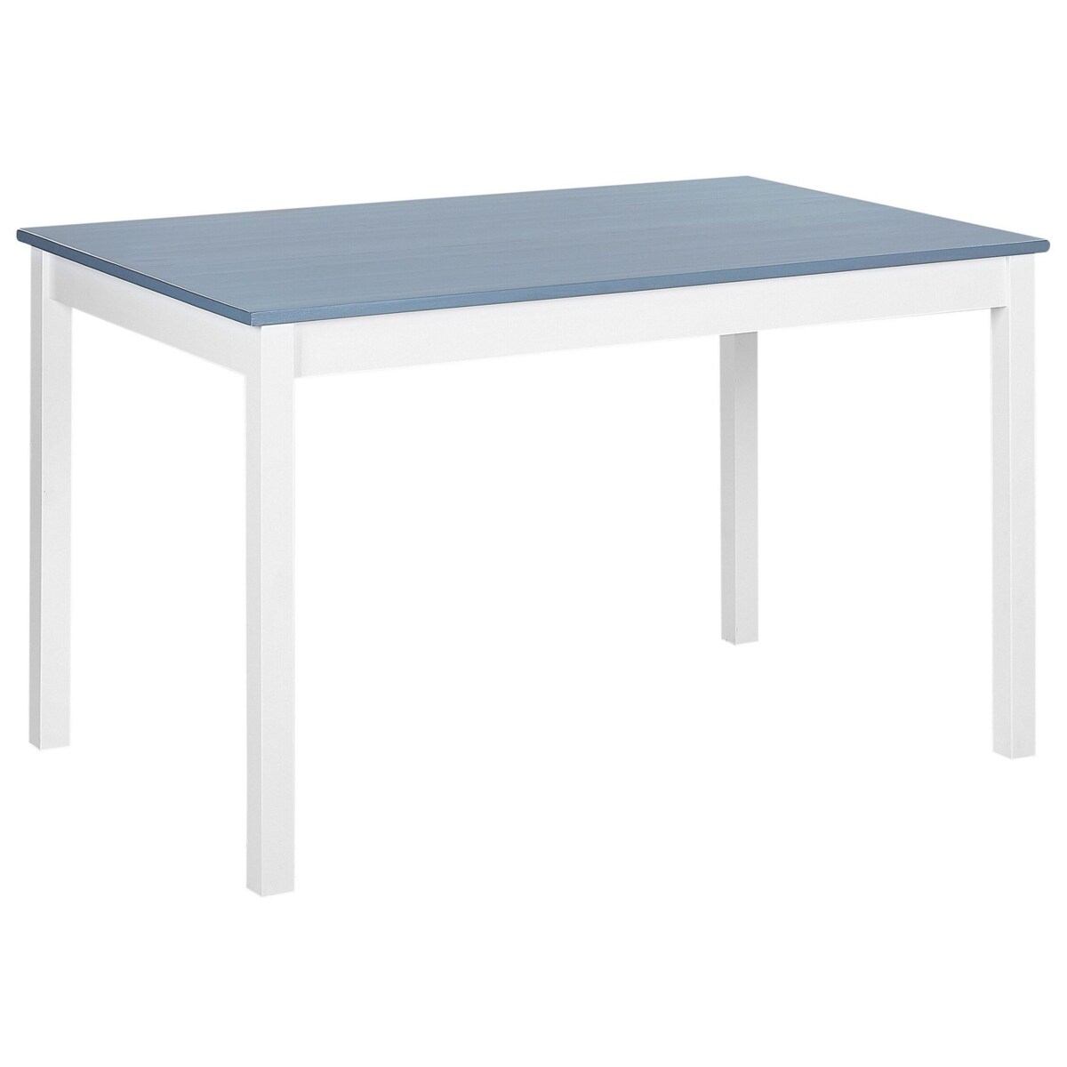 Zestaw do jadalni stół i 4 krzesła drewniany biały MOANA