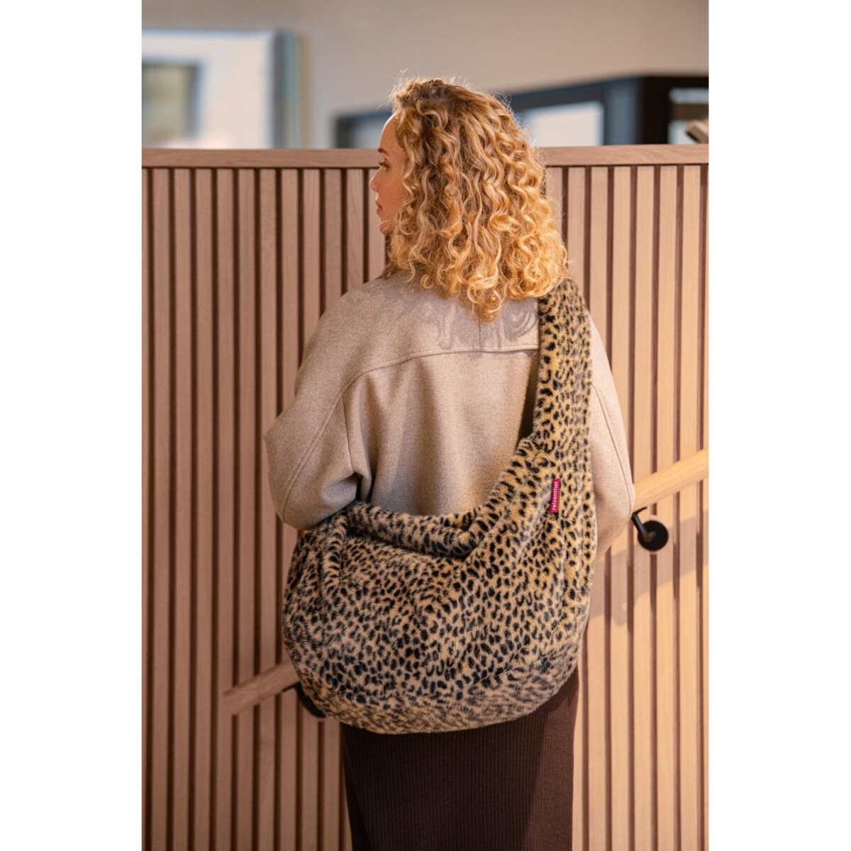 Torba MOONBAG, leo fake fur