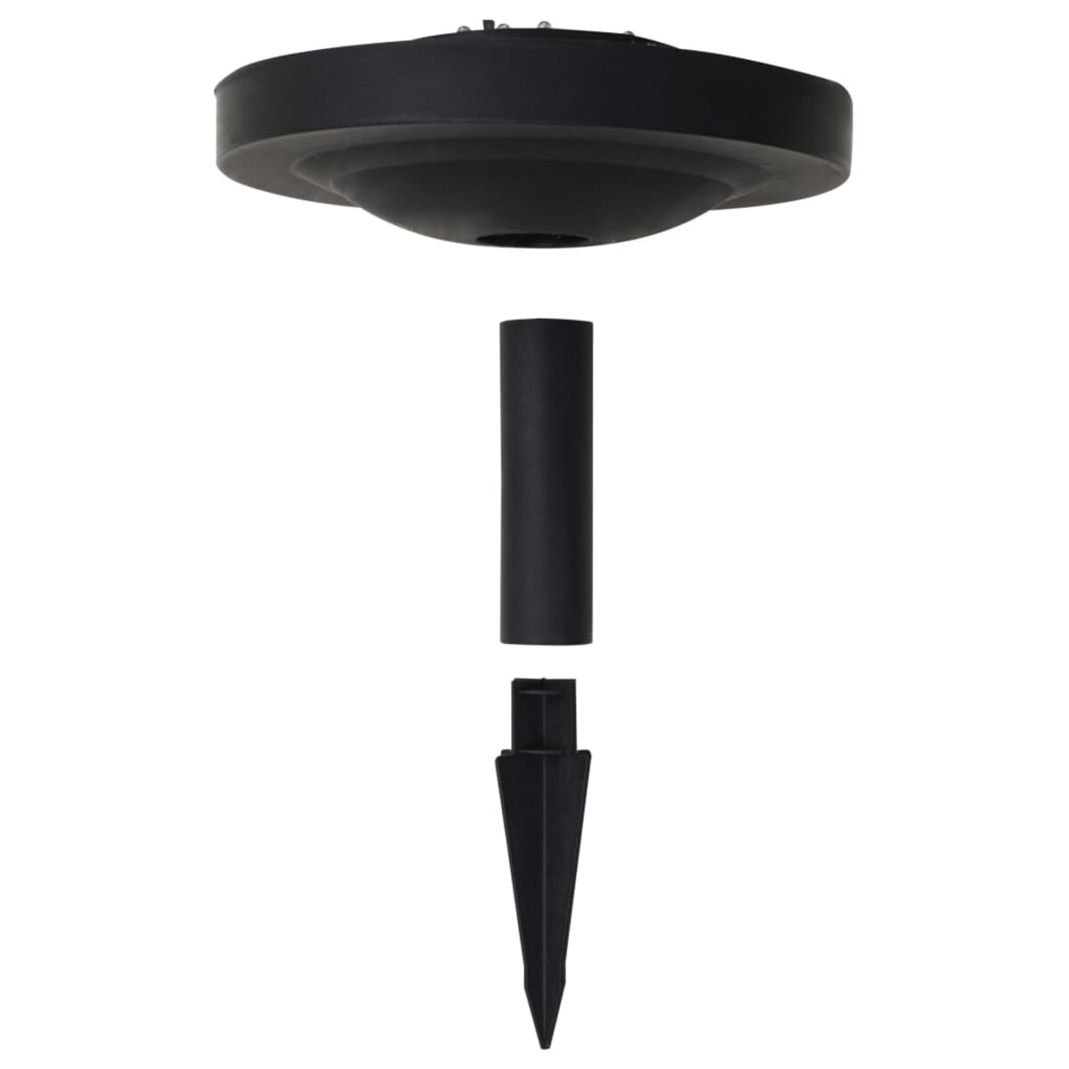 vidaXL Lampy solarne do ogrodu, 2 szt., LED, kuliste, 40 cm, RGB